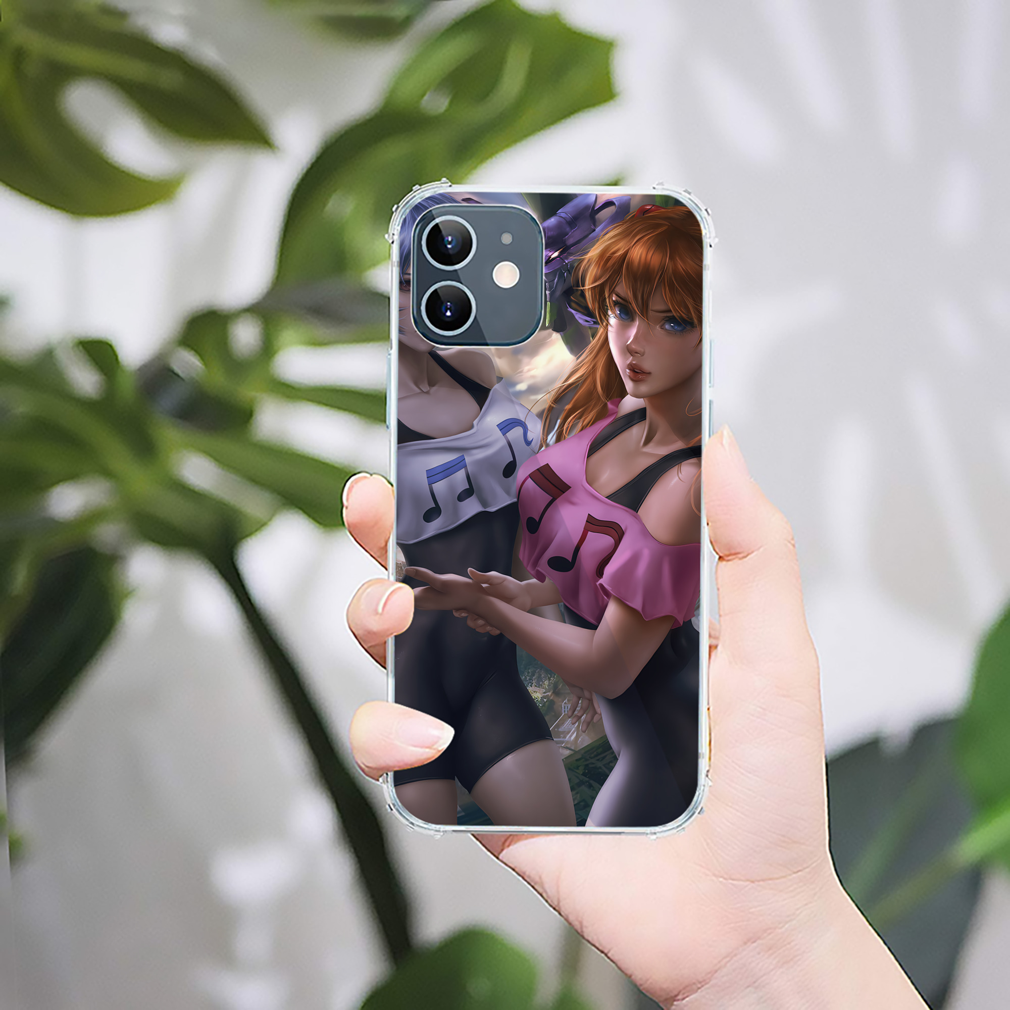 （画像用） EVA 新世紀エヴァンゲリオン 【iPhone 12シリーズ対応】透明スマホケース（クリアソフトケース）